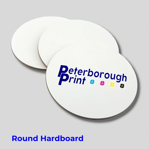  Round Hardboard Coasters